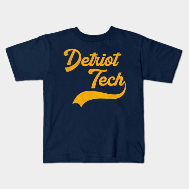 Detroit Tech Kids T-Shirt by darklordpug